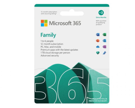Microsoft 365 family 32bit/64bit (6GQ-01890)