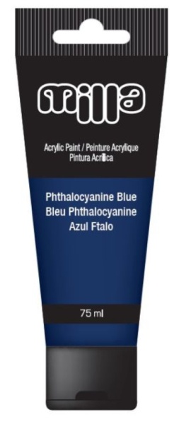 Milla Akrilna boja 75ml phthalocyanine blue ( 10/0910-1 )