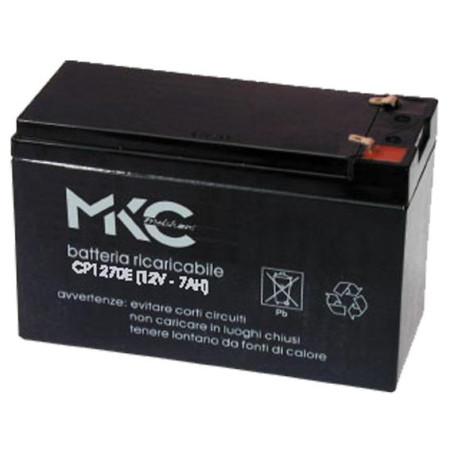 MKC baterija akumulatorska, 12V / 7Ah - MKC1270P - Img 1