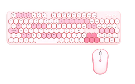 Mofii WL honey combo set tastatura i miš u pink boji ( SMK-649M5AGPK )