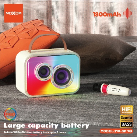 Moxom mx-sk78 beli Zvucnik bluetooth ( ZV1082 )