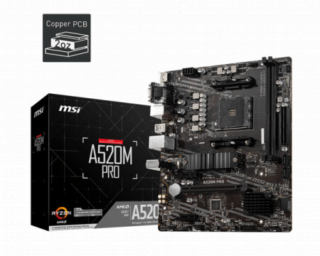 MSI AM4 MSI A520M-A pro matična ploča