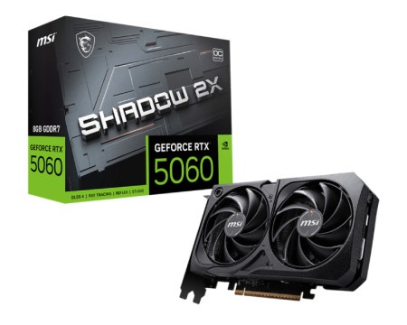 Msi GeForce RTX 5060 SHADOW 8GB 28bit RTX 5060 8G SHADOW 2X OC grafička karta