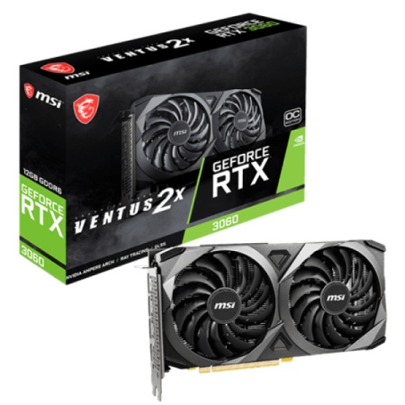 MSI svga geforce RTX3060 ventus 2X 12G DDR6 OC, 912-V397-663 grafička kartica-1