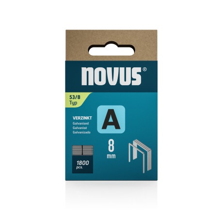 Novus klamerice 53/8 tip A, 1/1800 ( 05KMNA5307 )