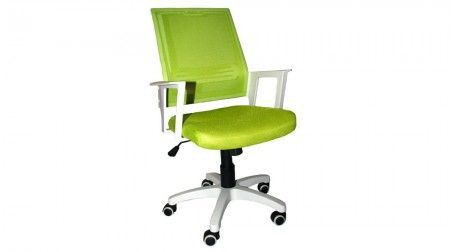 Office Chair DSM04 Green/White (Mesh,PU) ( 031791 ) - Img 1