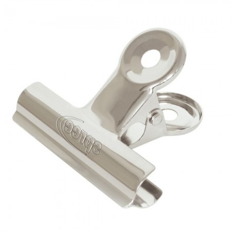 Office clips, kancalarijske štipaljke, metalne, 75 mm, siva, 12K ( 482423 ) - Img 1