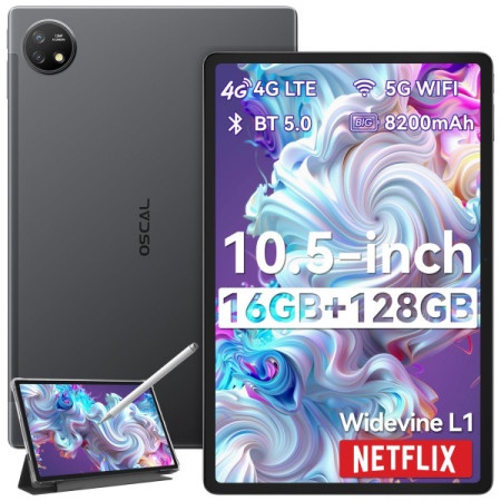 Oscal pad 16 4g/lte 10.5"Fhd ips/t606 oc/8+8gb/128gb/8200mah/13+13mp Tablet