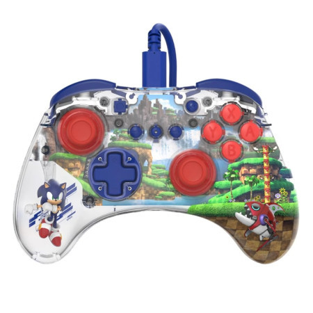 PDP Nintendo Switch realmz wired controller sonic green hill zone ( 056519 )  - Img 1