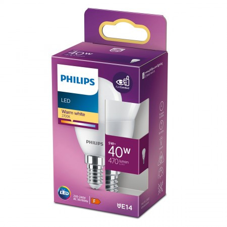 Philips LED sijalica 40w p45 e14 ww, 929002978118, ( 17940 )