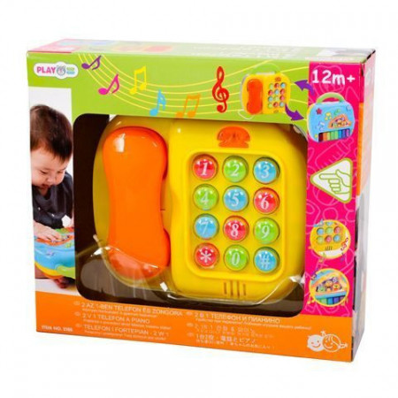 PlayGo igračka 2 u 1 telefon i klavir ( 0124294 ) - Img 1