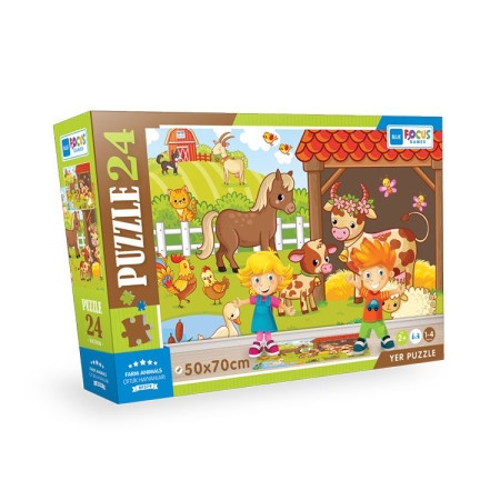 Podne puzzle 24 pcs farm animals bf379 ( 108/23791 )