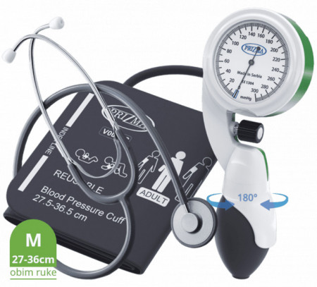Prizma PA1 Aneroidni aparat za merenje krvnog pritiska sa stetoskopom ( 4223 )