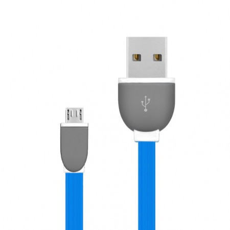 Prosto USB 2.0 kabel, USB A- USB micro B,1m ( USBK-F/BL ) - Img 1