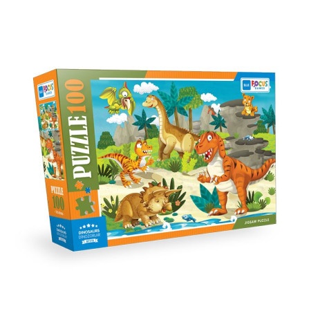 Puzzle 100 pcs dinosaurs bf318 ( 108/23180 )