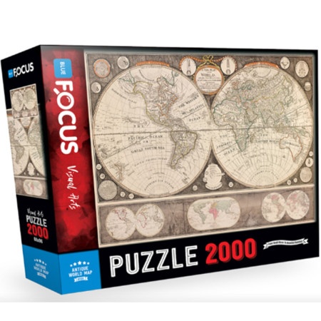 Puzzle 2000 pcs antique world map bf431 ( 108/24316 )