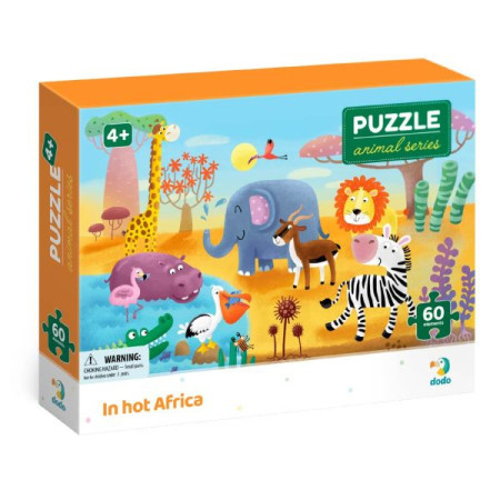 Puzzle 60 pcs zivotinje iz afrike ( 104/300376 ) - Img 1