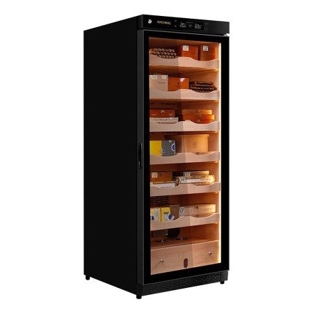 Raching 6970773200072 humidor, spanska kedrovina, 1300 kom, crni  ( rc330a )-1