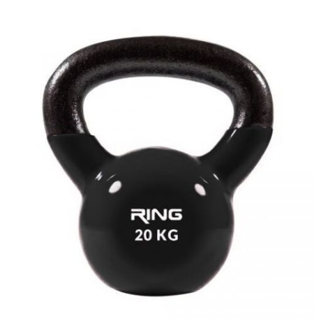 Ring 20kg metal+vinyl RX DB2174-20 black Kettlebell