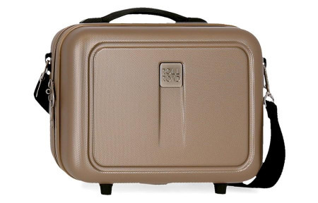 Roll road ABS beauty case champagne