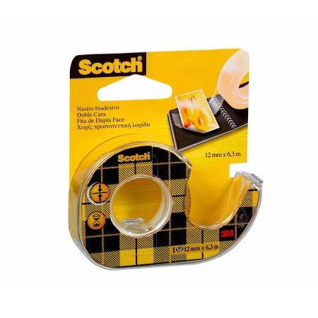 Scotch 665 12mm x 6.3 m Obostrano lepljiva traka na stalku ( 7989 )