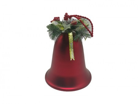 Shimmer, novogodišnja dekoracija, metalna, zvono, 24cm ( 791200 ) - Img 1