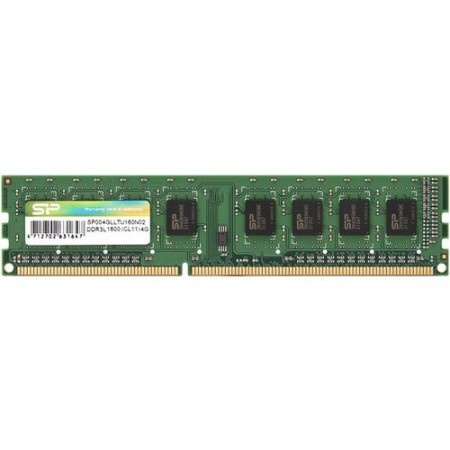 Silicon Power ddr3l 4 gb, 1600mhz, udimm, cl11 1.35v, 512mx8 ( SP004GLLTU160N02 )