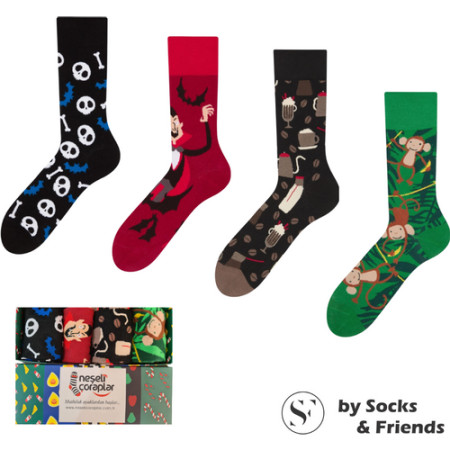 Socks & Friends set čarapa 4/1 scary and goofy ( 3433 )
