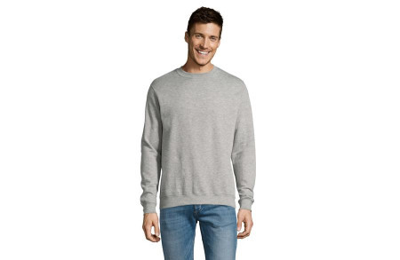 SOL'S New Supreme unisex dukserica Grey melange XL ( 313.250.74.XL )