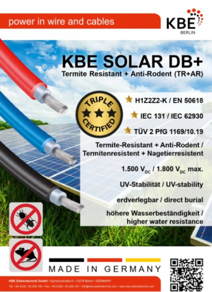 Solarni kabl 6mm crni 20m - pakovanje