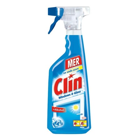 Sredstvo za čišćenje stakla sa pumpicom Mer Clin 750 ml 9100061