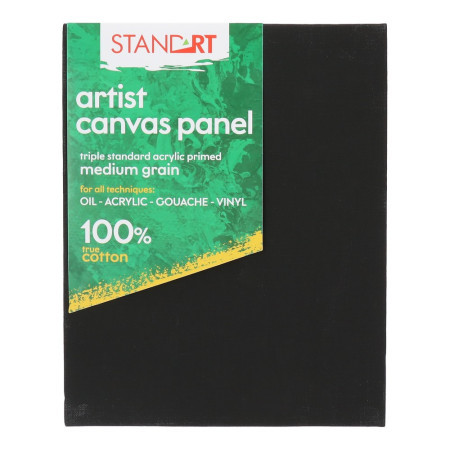 Standart panel, canvas, crna, 20 x 25cm ( 602363 )