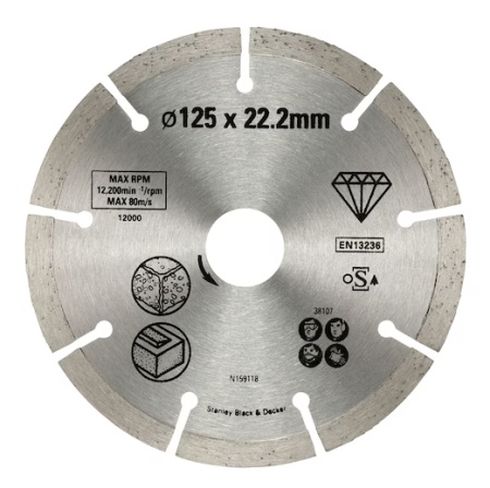 Stanley STA38107 Rezni disk za beton 125mm ( STA38107 )