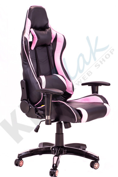 Stolica za gejmere - Ultra Gamer (pink - crna) - Img 1