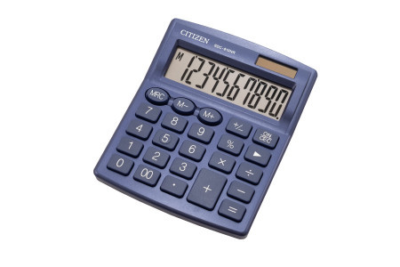 Stoni kalkulator SDC-810 color , 10 cifara Citizen plava ( 05DGC811E ) - Img 1