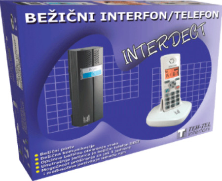 Teh-tel Bežični interfon sa telefonom INTERDECT (CL-3622) - Img 1