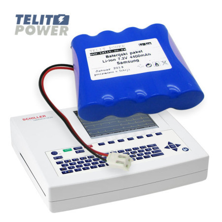 TelitPower baterija Li-Ion 7.2V 4400mAh za Schiller Cardiovit AT-102 plus ( P-0132 )