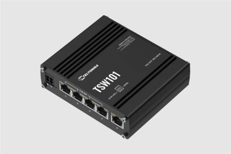 Teltonika TSW101, PoE 5 Gbe Industrijski switch Ethernet ( 0001393836 )