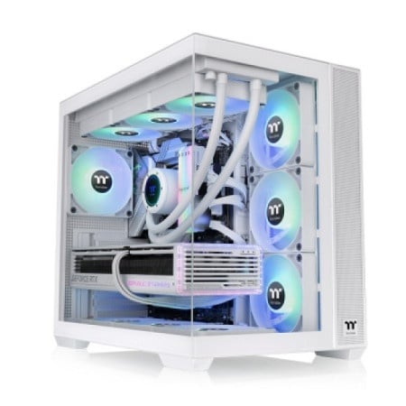 Thermaltake View 380 TG ARGB Snow White/Tempered Glass*2