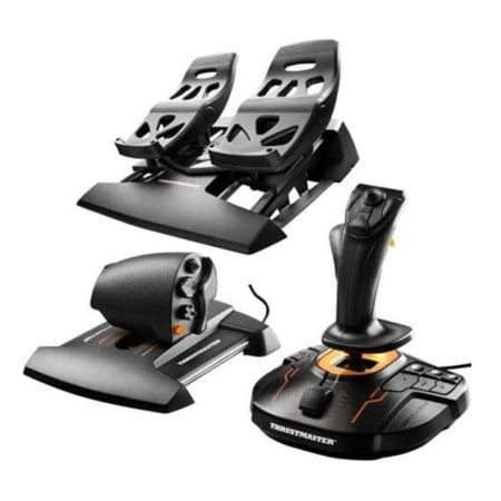 Thrustmaster T16000M FCS flight pack - joystick/foot pedals/fader ( 044305 )