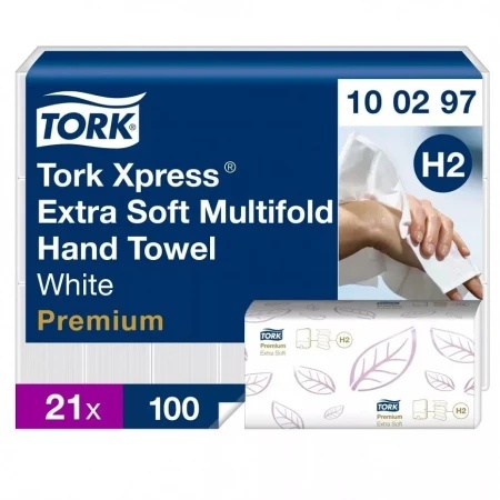 Tork M složivi H2 papirni ubrus 2sl (21 pak) ( Tork-100297 )