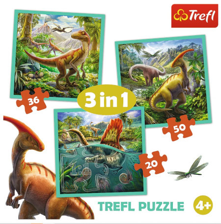 Tref line 34837 3u1 puzzle dino ( T48378 )