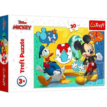 Tref line puzzle 30 mickey 18289 ( T82897 )