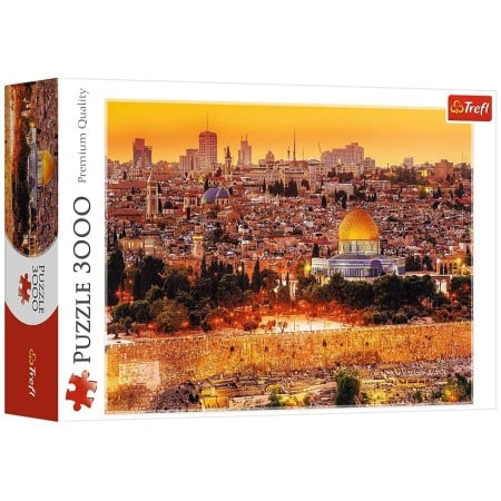 Tref line Puzzle  33032 The Roofs of Jerusalem 3000 pcs  ( T30328 )-1