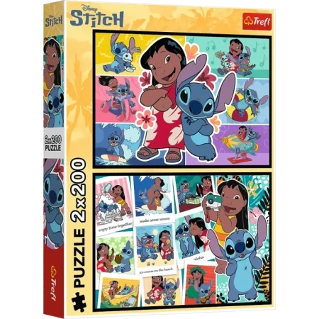 Tref line puzzle lilo i stitch 200 ( T33349 )