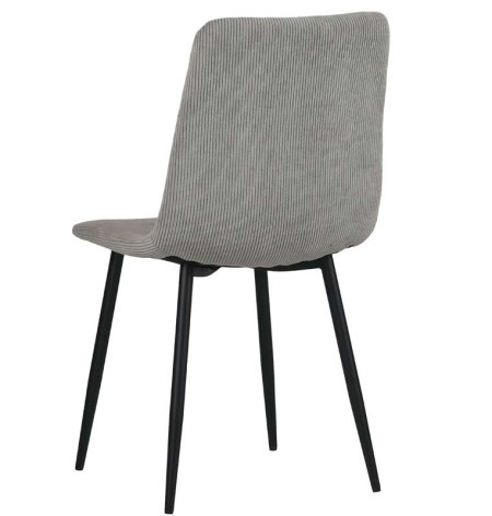 Trpezarijska stolica DC812 Siva /Noge crne mat 520x430x840 mm ( 779-640 )