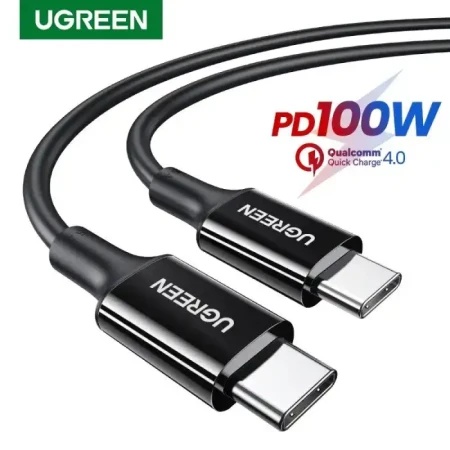 Ugreen us300 usb-c 2.0 napojni kabl pd fast 100w 5a 1m ( 80371 )