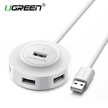 Ugreen USB 2.0 Hub 1/4 1m beli CR106 ( 20270 ) - Img 1