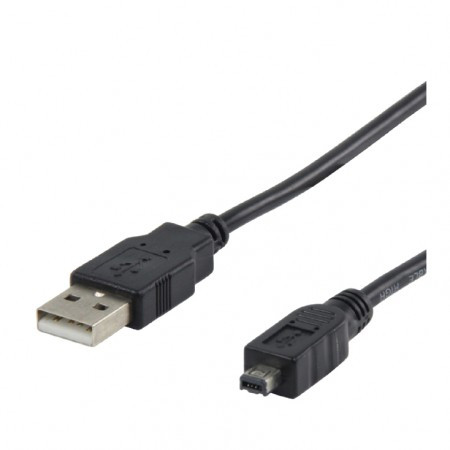 USB 2.0 kabel A-mini B ( USB400AB-1M ) - Img 1