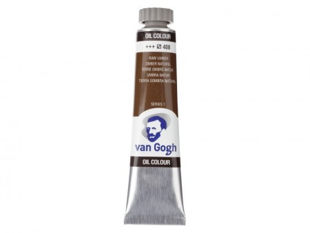 Van Gogh oil, uljana boja, raw umber, 408, 40ml ( 684408 ) - Img 1